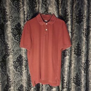 Men's Collared Maroon/Rust Collared Shirt, size Medium